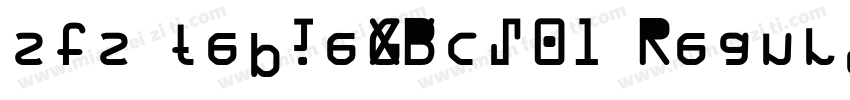 zfz tebieGBcs01 Regular字体转换